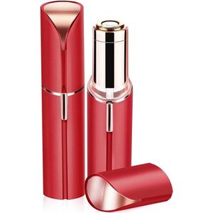 Precisietrimmer - Perfecte gezichtshaarverwijderaar - Reistrimmer - Oplaadbaar via USB - Rode