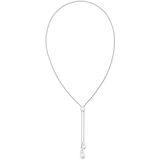 Calvin Klein CJ35000086 Dames Ketting - Ketting met hanger - Sieraad - Fantasie - Staal - Zilver - 2 mm breed