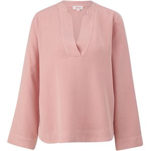 Blouse - Blouseshirt - Effen - Lyocell - Lange Mouw