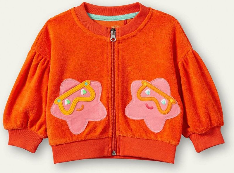 Oilily Vida - Vest - Meisjes - Oranje - 116/6yr