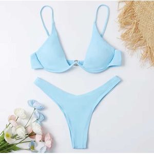 Beugel bikini met push-up - Half open borst - Sexy - Badmode - Kleinere cup
