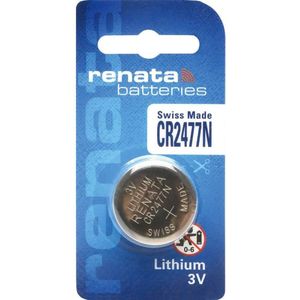 Renata CR2477N 3V lithium knoopcel batterij 1 stuk