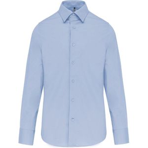 Kariban Heren stretch overhemd lange mouwen K529 - light blue - XS