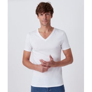 Damart - T-shirt tricot jersey Climatyl - Heren - Wit - L