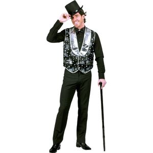 Verkleedkleding | Vest Poker | Maat 60 - 62 | Volwassenen | Mannen | Carnavalskleding