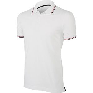 Kariban Herencontrast poloshirt met korte mouwen (Wit)