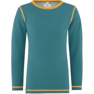 Solid shirt merino wol - groen