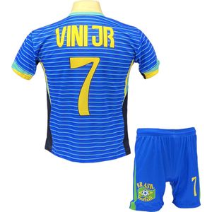 Vinicius Voetbalshirt en Broekje Brazilië Voetbaltenue Kinderen en Volwassenen - Maat L
