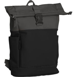 Daniel Ray Pittsburgh Rolltop Laptop Rugzak Waterproof - 15,6 inch - Zwart / Grijs