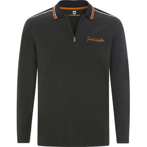 Jan Vanderstorm - ERIKELL - Poloshirt - Olijf - Met Lange Mouwen