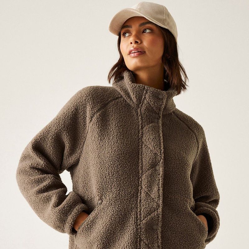 Emilica isolerende teddy fleecetrui voor dames