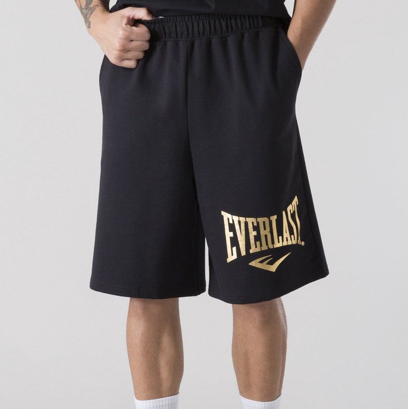 Everlast Logo Shorts Metallic Goud S