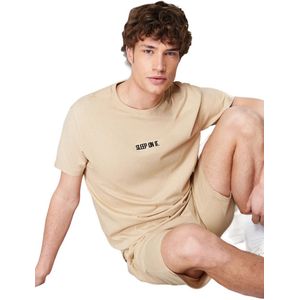 Trendyol Zwarte Regular Fit Gebreide Shortpyjamaset Tmnss23Pt00038