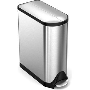 Simplehuman Prullenbak Butterfly - RVS - GFT - 40 l