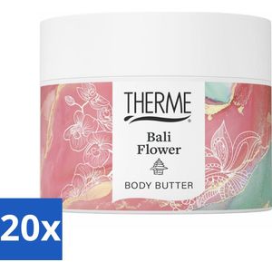 Therme - Bali Flower - Bodybutter - Hydraterend - Verzorgend - 225gr - Bulkverpakking - 20 stuks