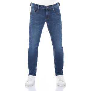 Mustang Heren Jeans Oregon tapered Fit Blauw 34W / 36L Volwassenen