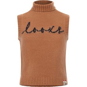 Looxs 2231-5025 Truien & Vesten Meisjes - Sweater - Hoodie - Vest- Cognac - Maat 128