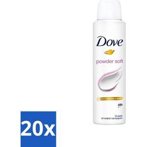 Dove - Deospray - Powder Soft - 150 ml - Bulkverpakking - 20 stuks