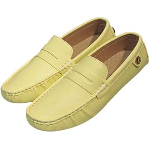 Bovista Loafers Heren - Met Hak - Herenschoenen - Instappers - Geel - Maat 39.5