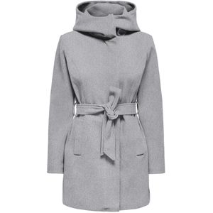 JDY - JDYVIOLA LIFE HOOD BELT COAT OTW HAB - Dames - Gewatteerde jassen