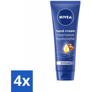 NIVEA - Handcrème - Verzorgend - Intensieve Hydratatie - 100 ml - Voordeelverpakking - 4 stuks