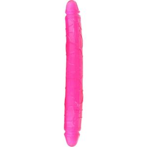 Seven Creations-Double Dong Pink Clear Soft-Dildo