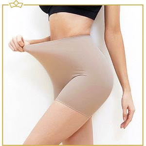ATTREZZO® Corrigerend ondergoed dames – Shapewear short – Beige – Comfortabel broekje onder jurk – Maat M