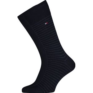 Tommy Hilfiger MEN SMALL STRIPE SOCK 2P Mannen Sokken Maat 39-42