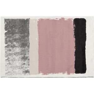 OZAIA Vloerkleed 160 x 230 cm - Roze, grijs en wit - CAMDEN L 230 cm x H 1 cm x D 160 cm