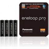 4 x AAA Panasonic Eneloop Pro batterijen - 930mAh