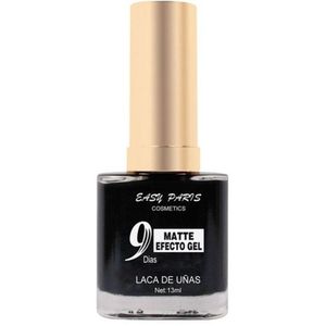 Easy Paris - Nagellak - Mat Zwart - 1 flesje met 13 ml inhoud - Nummer 062