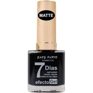 Easy Paris - Nagellak - Mat Zwart - 1 flesje met 13 ml inhoud - Nummer 062