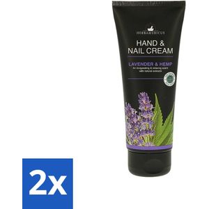 2 x Herbamedicus - Handcrème - Lavendel Geur - Verzachtend & Kalmerend - 75 ml - Handcreme - Lavendel - Hydraterende Handcreme - Verzachtende Handcreme - Natuurlijke Handcreme