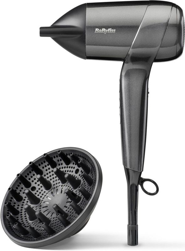 BaByliss - Titanium Shine D6200DE - Föhn - Lichtgewicht - Digitale Motor - 1600W