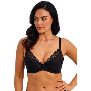 Wacoal Abellia Plunge Push-Up BH Black Zwart 70 A