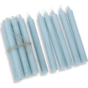 LOBERON Kaars set van 12 Bauceau blauw