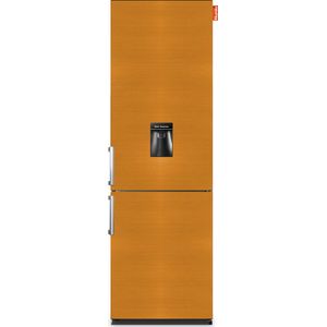 NUNKI LARGEH2O (Brushed Bronze All Sides) Combi Bottom Koelkast, E, 197+71l, Handle, Waterdispenser