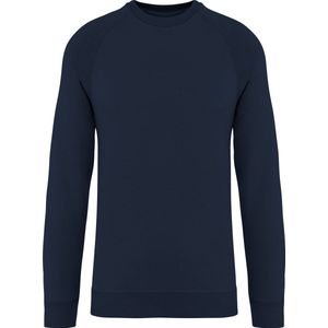 Biologische unisex sweater met raglanmouwen Navy Blue - L