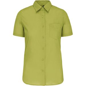 Kariban - K548 - Overhemd - Burnt Lime - Korte Mouwen - Onderhoudsvriendelijk Polykatoen