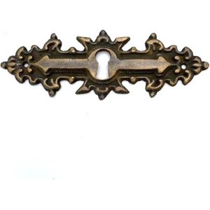 Sleutelplaat Brons Antiek horizontaal 110mm