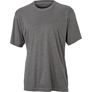 James and Nicholson - Heren Active T-Shirt (Donkergrijs)