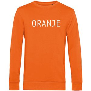 Sweater Oranje-Oranje - Wit-L
