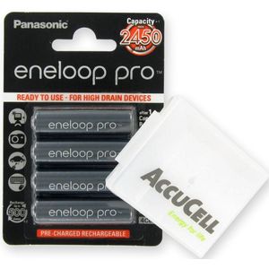 Panasonic eneloop Pro BK-3HCCE / 4BE Mignon AA NiMH-batterij en ACBOXAA