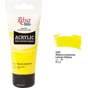 Rosa Studio Acrylverf 75 ml 430 Lemon Yellow