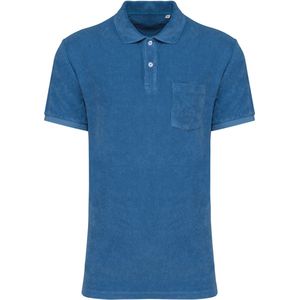 Biologische herenpolo merk Native Spirit Riviera Blue - 3XL