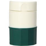 JVDL - Pillendoos - Donkergroen - 3-in-1 Pillensnijder en Vergruizer