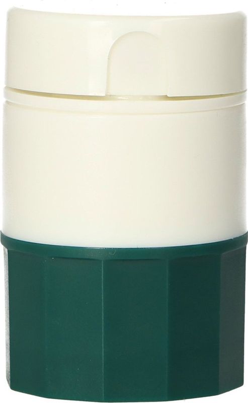 JVDL - Pillendoos - Donkergroen - 3-in-1 Pillensnijder en Vergruizer