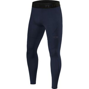 TCA Jeugd Jongens Compressie Legging Atletische Basislaag Tights Thermische Broek - Jongens Legging Sport voor Kinderen - Oranje, 8-10 Jaar