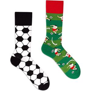 Kleurrijke Voetbalsokken voor Dames en Kinderen - Gepersonaliseerde Verjaardagscadeaus - Groen - One Size Tall