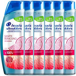 Head & Shoulders Sanfte Reinigung met Grapefruit – Anti-roos Shampoo – 6 x 250 ml